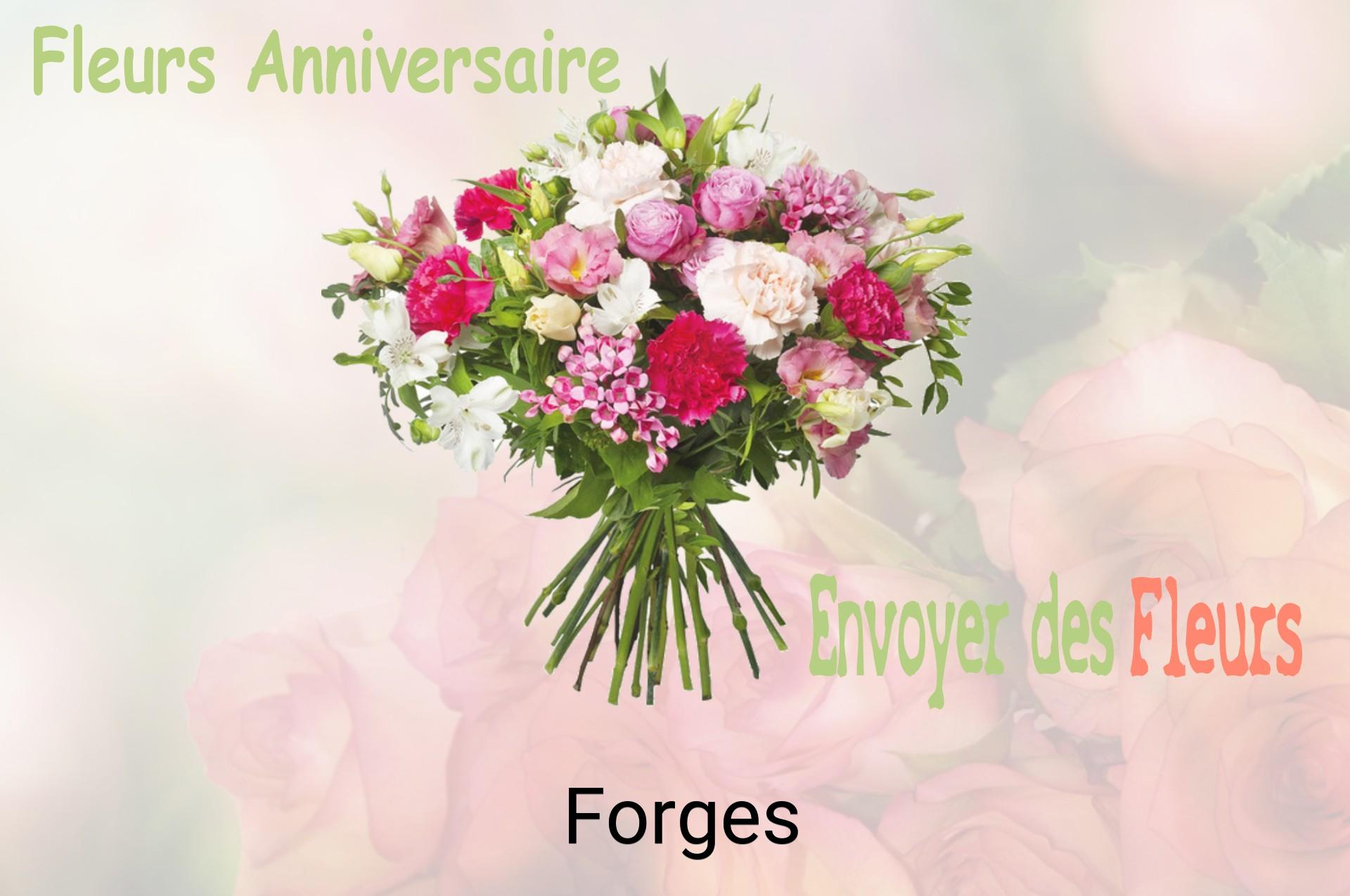 Bouquet de fleurs d’anniversaire livré à Forges